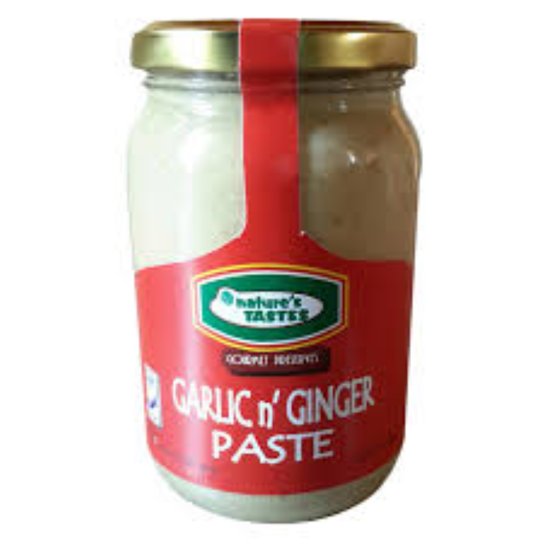 NATURES TASTEE GARLIC &GINGER PASTE 375G